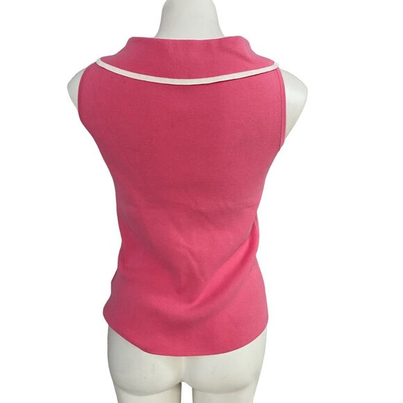 Designers Originals Top Womens Small Pink Sweater Swank Shell Work Officecore - Picture 2 of 15